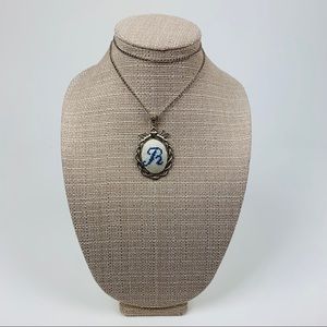 Boho Inspired Name Initial Necklace